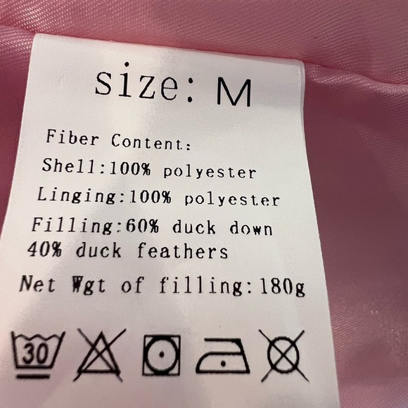 Pink Puffer Jacket - Picture 3 of 3